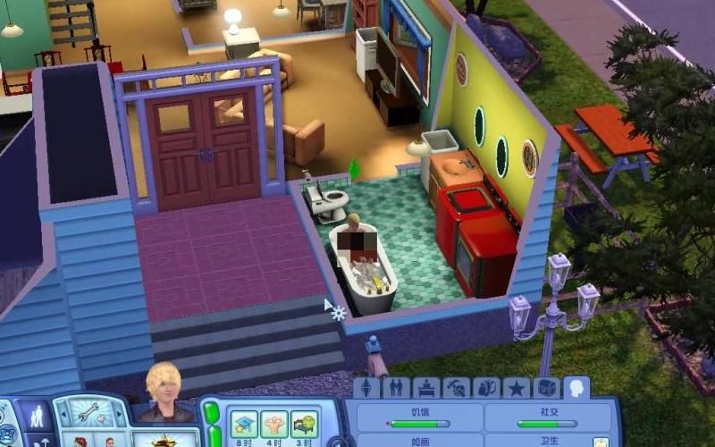 模拟人生屋子前台阶在哪