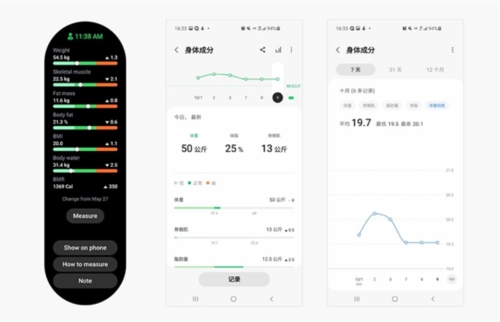 三星健康app身体成分查询指南4
